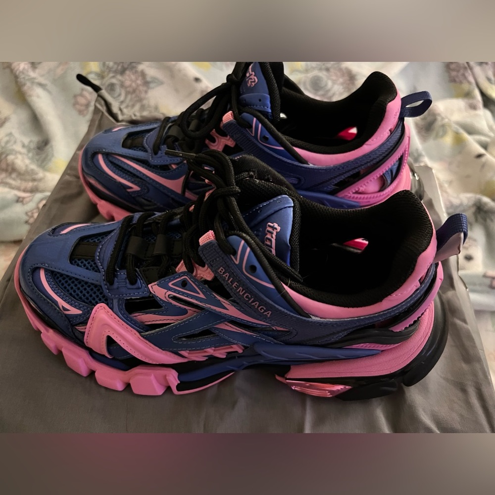 Balenciaga Blue/Pink Sneakers